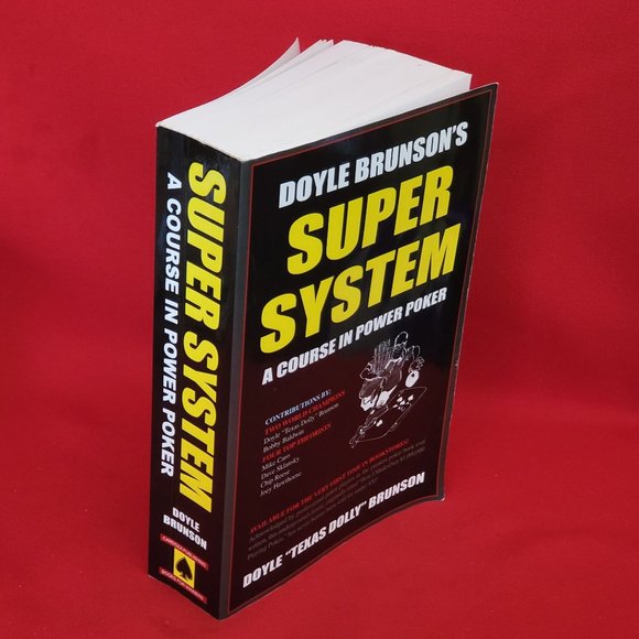 Super System A Course in Power Poker Doyle Brunson Softcover - Picture 6 of 13